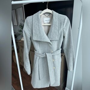 Aritzia Babaton Gray Wool Coat